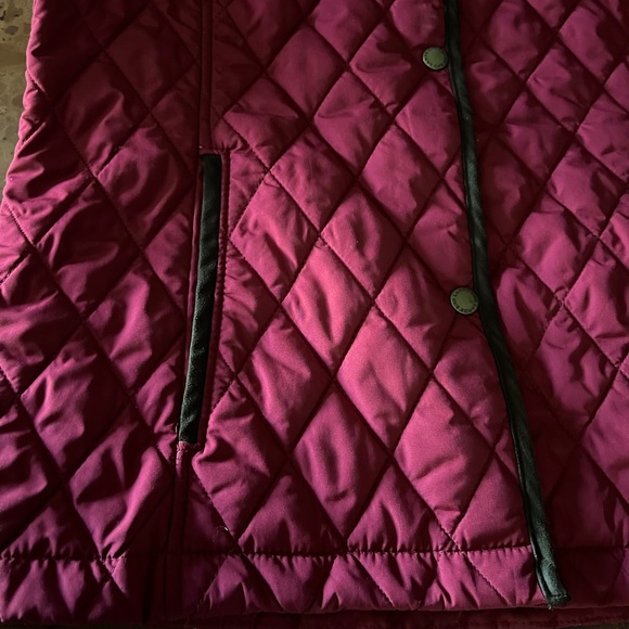 LANDS END Quilted Riding Jacket SZ 6-8 - Picture 4 of 7